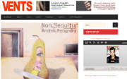 Vents Magazine is no longer online Thumbnail of Vents Magazine website